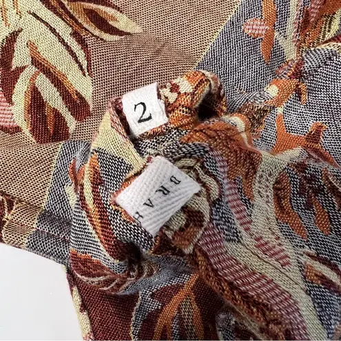 Brahmaki Terra Di Siena Wide Leg Reversible Pants Sz S Orange