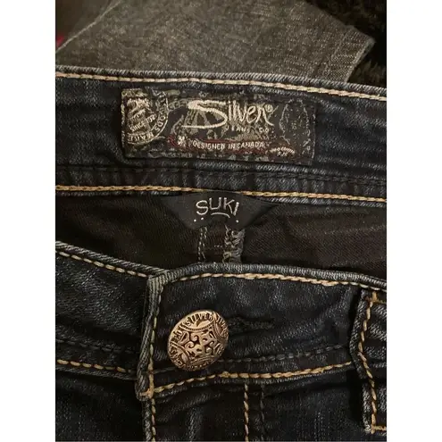 Silver Jeans Suki Super Skinny Indigo Denim Casual School Everyday Fall Winter