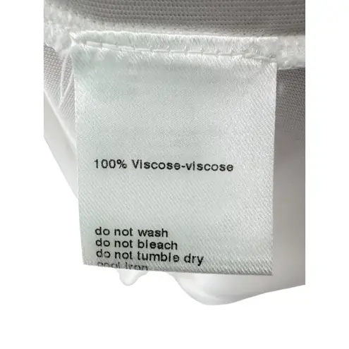 Akris Punto White Sleeveless Slip Dress Viscose Shift Mini Dress Casual