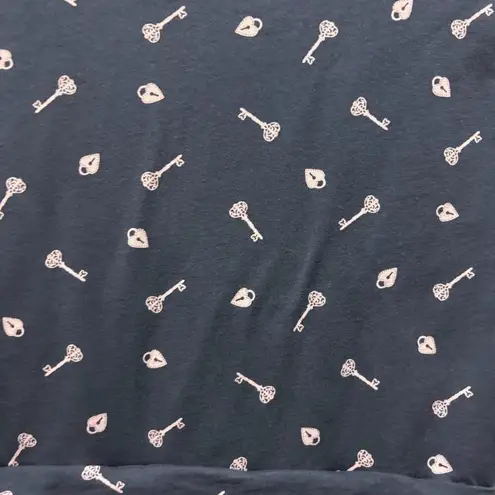 Boden Womens Mabel Long Sleeve Navy Dress With Lock And Key Print Size 8 Blue