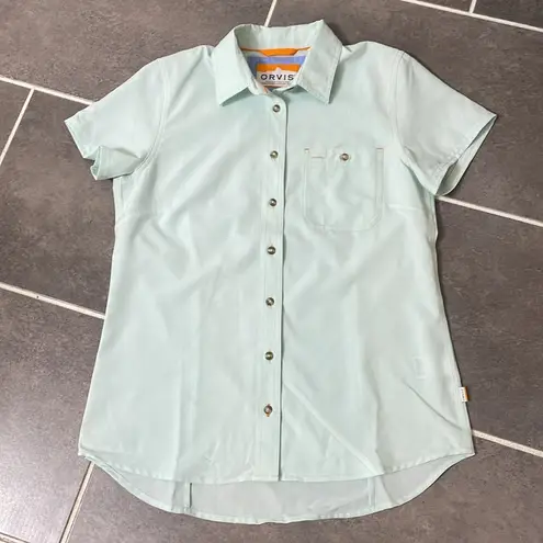 Orvis NWOT  Tech Chambray Short-Sleeved Work Shirt size Small