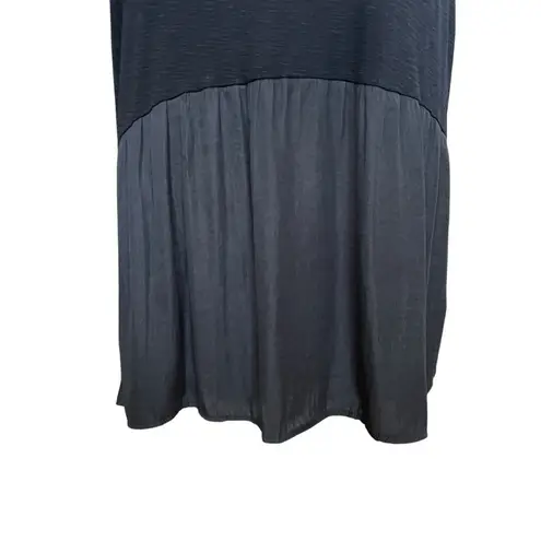 Dolan Left Coast Women’s Size S Black Tunic Top Tee High Low Minimalist USA Made