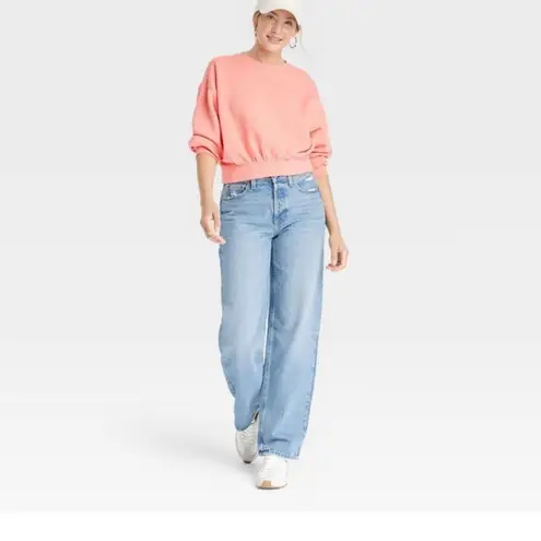 Universal Threads Universal Thread Women's Mid-Rise Baggy Jeans Clas Vintage Medium Blue Sz 17