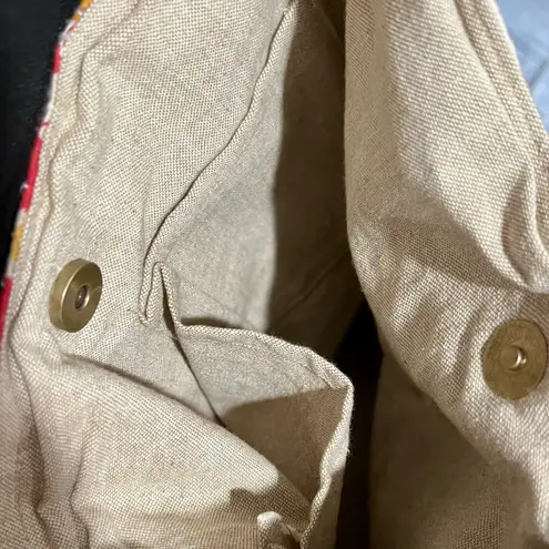 Kantha Patchwork Shoulder Bag Red