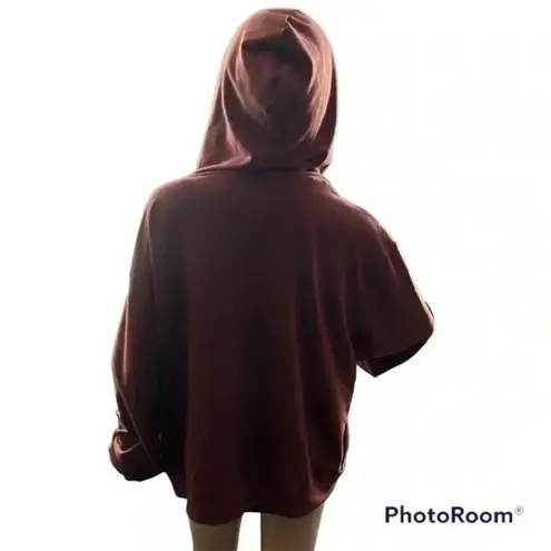 Butterfly rhinestones women’s full zip bling hoodie jacket Size Med Orange