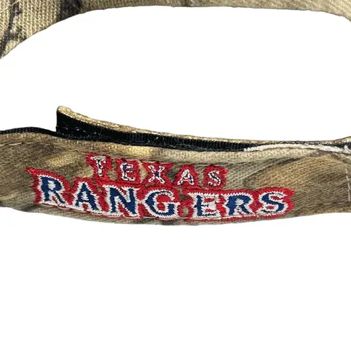 Texas Rangers '47 Brand Adjustable Camo Hat Unisex Embroidered Logo Tan