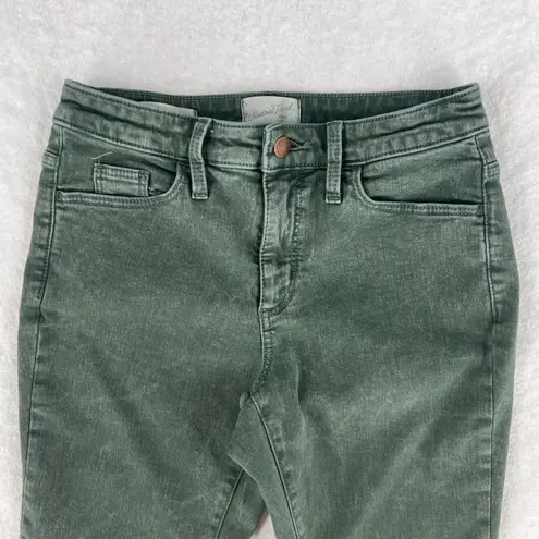 Universal Threads Universal Thread Jeans Womens 0/25R Green Denim Stretch High Rise Skinny Leg