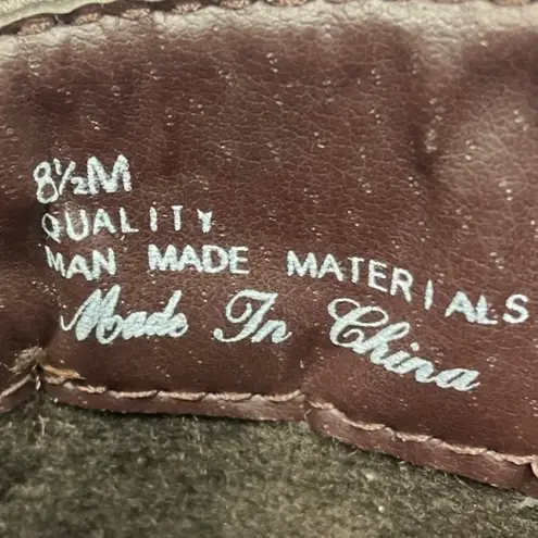 Easy Street Womens Comfort Wave Bailey Ankle Booties Brown Size 8.5 Western Vibe