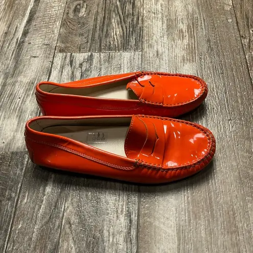 Tod's Vibrant Orange Women's Moccasins EUR Size 35=US Size 5