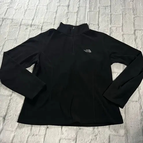 The North Face  TKA 100 Fleece Quarter Zip Pullover Black