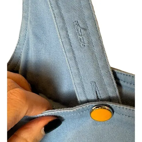 Color Me Courtney Dress Womens 0 Blue Denim Alle Utility Fit And Flare Mini