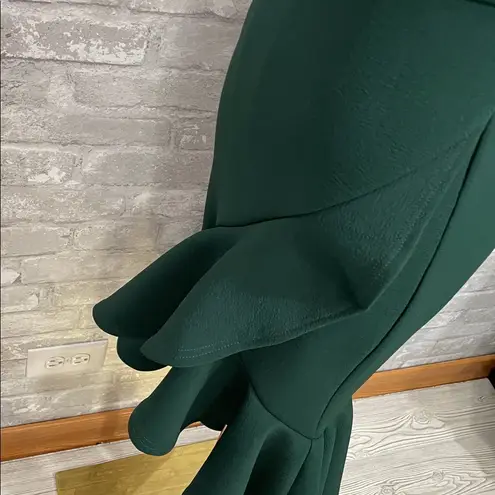 Here Comes the Sun Ruffle Green Sleeveless Dress