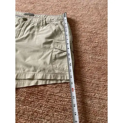 Natural Reflections Beige Cargo Shorts Womens Cotton Size 16