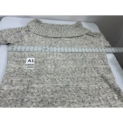 Womans Db Est 1962 Size 3x Beige Multicolor Off The Shoulder 3/4 Sleeve Sweater