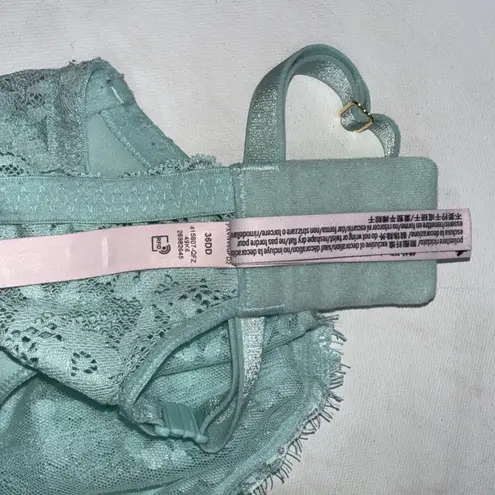 Victoria’s Secret Dream Angels Push Up Without Padding Lace Teal Floral Bra 36DD Blue Size undefined - Image 11