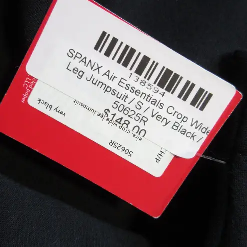 Spanx NWT  50625R AirEssentials Cropped Wide Leg Jumpsuit in Black Aireluxe S - Image 6