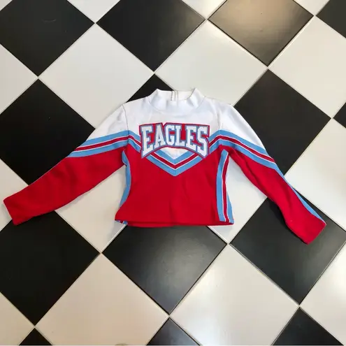 Vintage 50s 60s Dehen Cheerleading Cheer Sweater Top Pullover Eagles Sporty Prep Multiple Size M