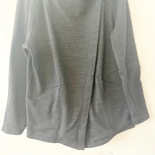 Zella  Amazing Cozy Wrap Black Soft Comfy Yoga Jacket Women’s Size 1X Athleisure