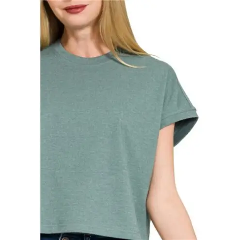 Zenana Outfitters ✨NWT Premium Cotton Relaxed Crop Tee