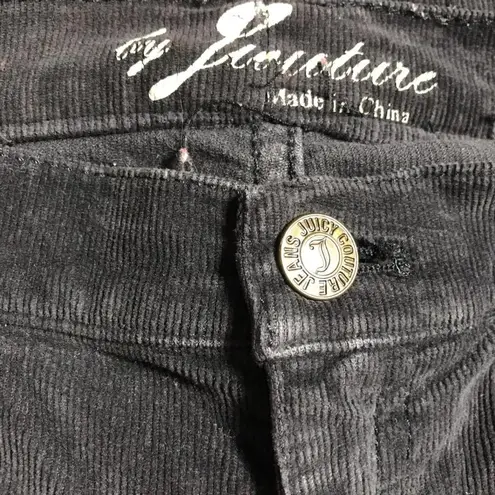 Juicy Couture  Corduroy Jean Y2k black skinny jeans with stretch.