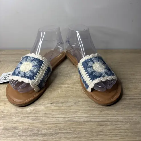 Haute Hippie Rianne Sandals Crochet Size 7 Beach Bohemian Hippie Casual Vacation