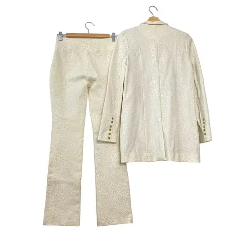 Soft Surroundings Leontine Ponte Knit Animal Print Pant Suit Set