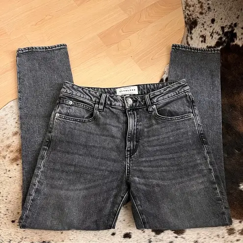 SLVRLAKE Lou Lou Slim Straight Jean In River Moon
Grey Wash Size 27 Gray