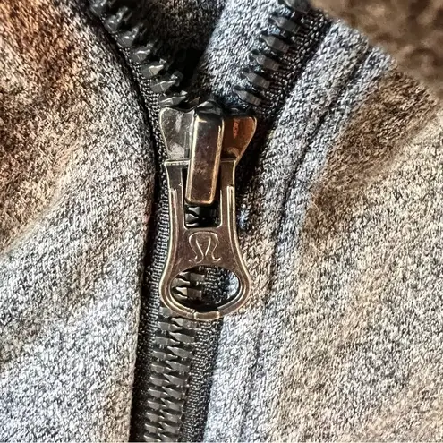 Lululemon Wrap Up Gray Heathered Speckled Hooded Jacket Size 4