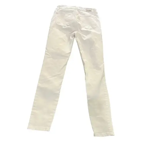 Judy Blue JEANS WHITE LACE PATCH SKINNY FIT SIZE 26