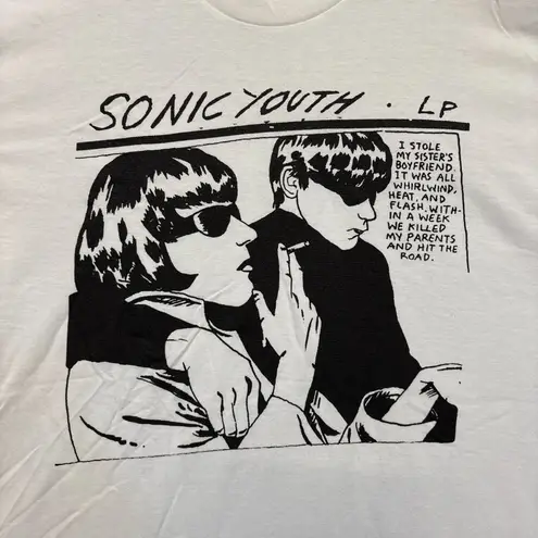 Sonic Youth Goo Album Hardcore Punk Band T-Shirt Size Extra Large