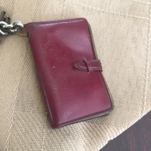 Vintage Book Keychain Red
