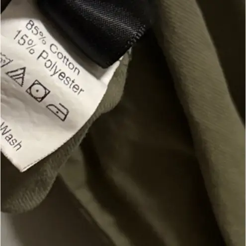 Stylish Olive Green/Khaki Women's Utility Jacket Tan Size XL