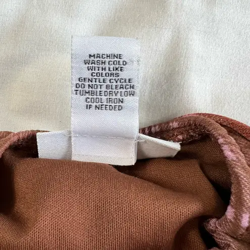 Marvel Just Polly Small Off-Shoulder Brown Plaid Bustier Crop Top Lined