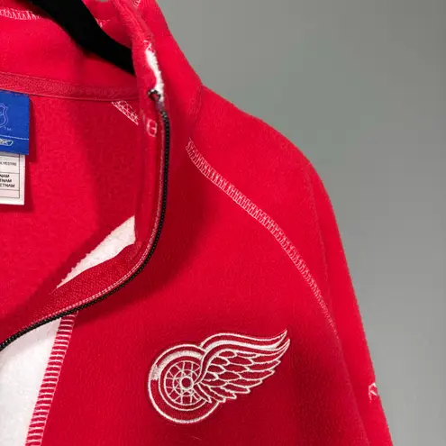 Detroit Red Wings RBX Women's Red & White Fleece Jacket