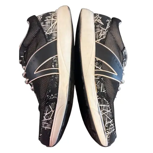 Alegria TRAQ Qarma Qwik Smart Walking Shoes Black White QAR-5993 Size 40 US 9.5