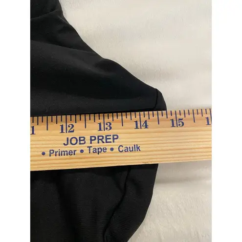 Athleta Keyhole One 1 Piece Swimsuit Black Lap Suit Sport Bathing Suit