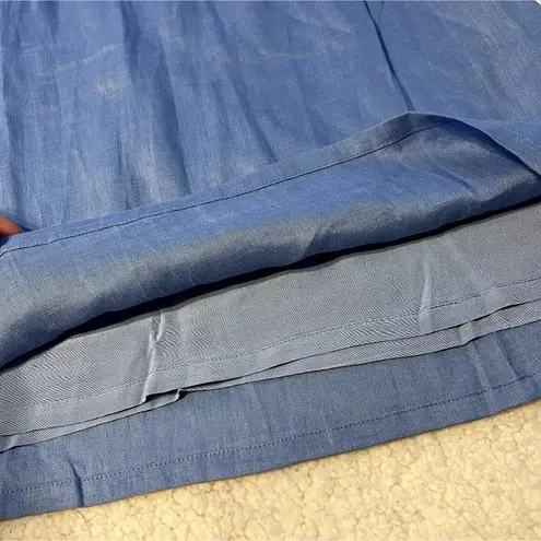 Capulet NWT Clara Blue One Shoulder Dress Ruffle Overlay