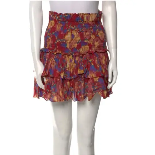 Isabel Marant Étoile Naomi Skirt Multicolor Tiered Ruffle Size 42FR (US 10)