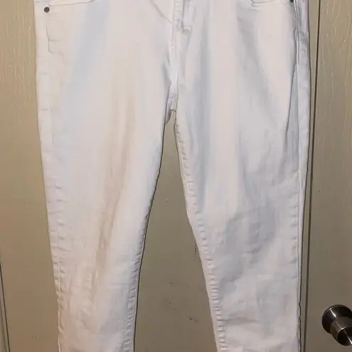 Gap  Girlfriend Coupe Girlfriend Jeans in white - size 12