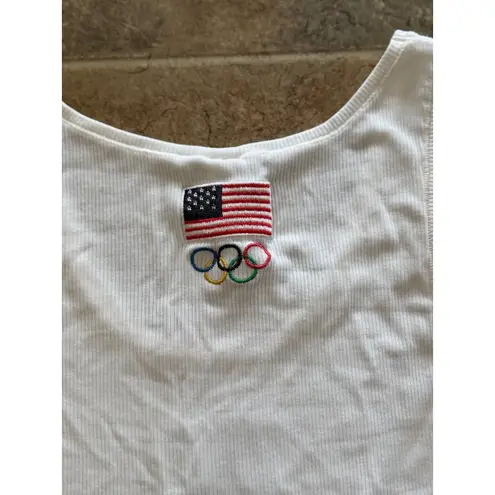SKIMS Soft Lounge Tank Team USA White Size Large