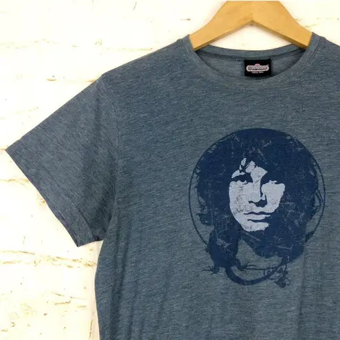 VTG Winterland The Doors T Shirt Women S Blue Jim Morrison Lizard Face Graphic