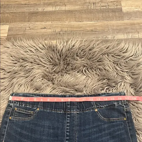 Liverpool stretch denim pull on skirt 12/31