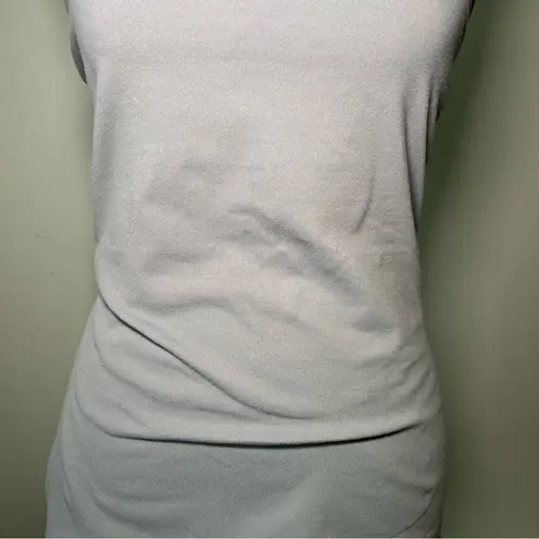 Lululemon Power Y Tank Top Stretch Built in Bra Slate Size 6 Yoga Gym Athletic