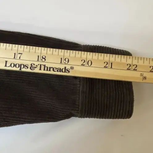 VTG Style Asos Corduroy Cotton Front Button Clueless Layer Shacket 4 (no belt) Brown