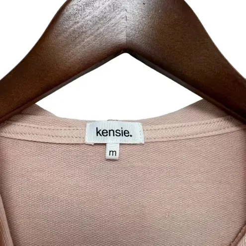 Kensie  Sportswear Fit Hooded Long Sleeves Sweatshirt Pink Blush Casual Size M