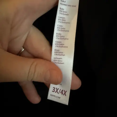 YITTY NWT Nearly Naked Shaping Cami Tank Women’s Size 3X/4X Black Seamless