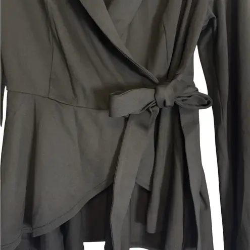 Halara Black Wrap Blouse