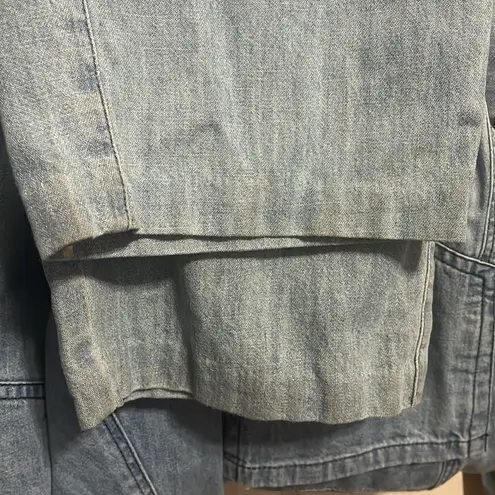 IRO 💙💖 Jeans Polly Denim Long Sleeve Jumpsuit sz 40