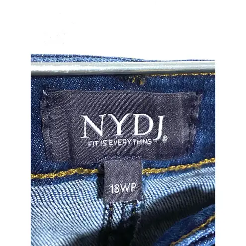 NYDJ Ami Skinny Jeans 18WP Lift Tuck Technology Dark Wash Stretch Casual Denim