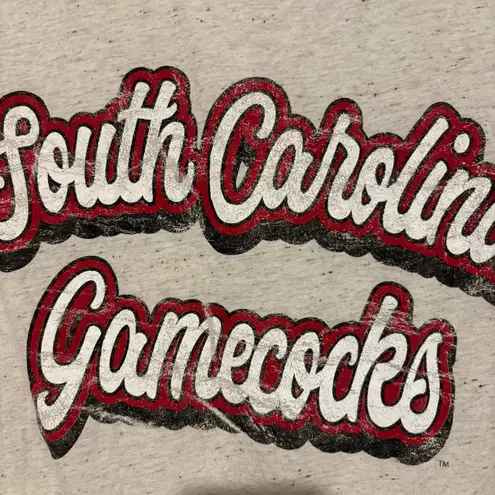 Barefoot Campus Outfitters South Carolina Gamecocks Shirt Speckled Cream Medium